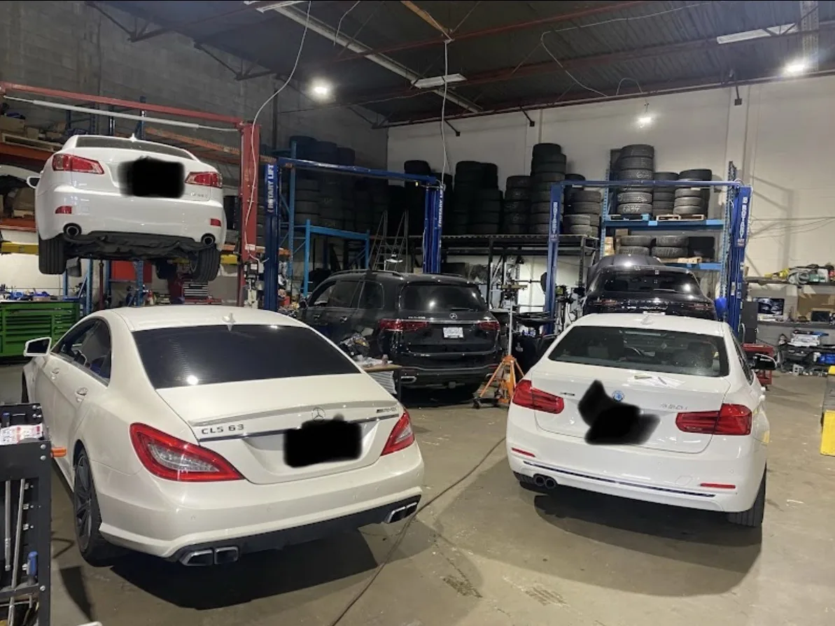 Daily drivers in for service
