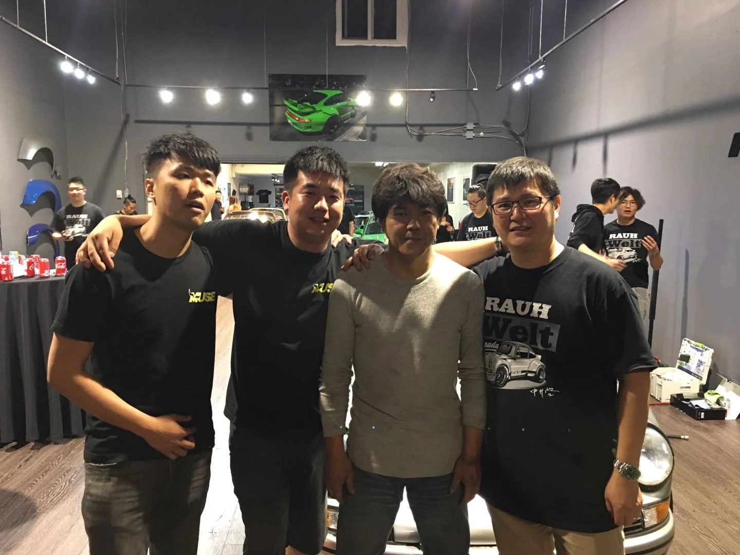 The team at the RWB build event